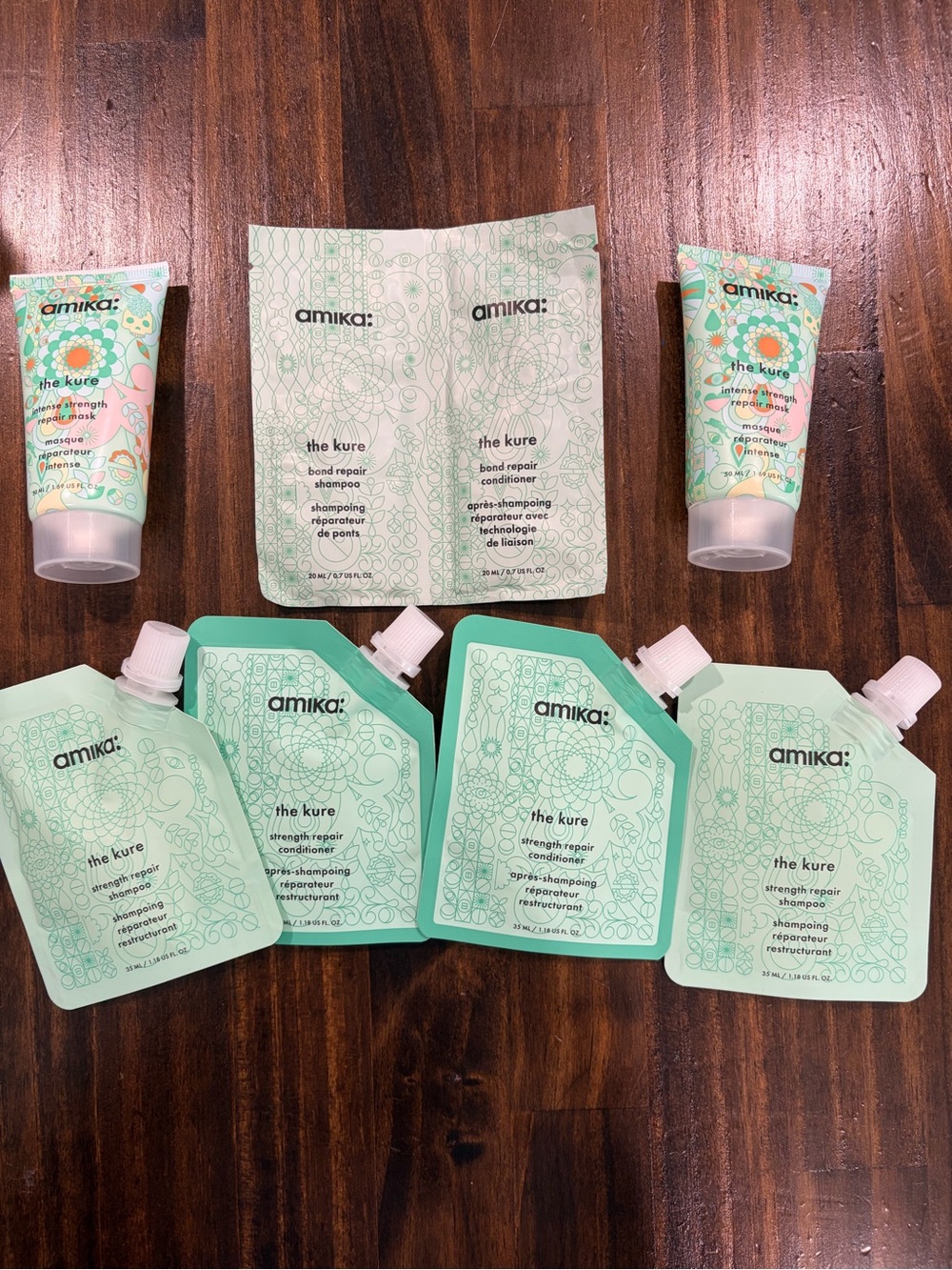 Amika KURE BUNDLE shampoo, conditioner & mask - BRAND NEW